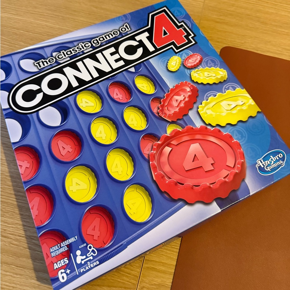 Hasbro Connect 4 Game with Red and Yellow Pieces